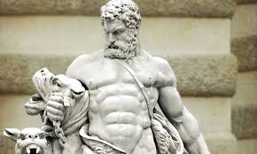 Hércules, hijo de Zeus y una mortal.